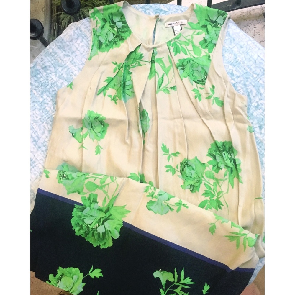 Floral Knee-high Sleeveless Dress